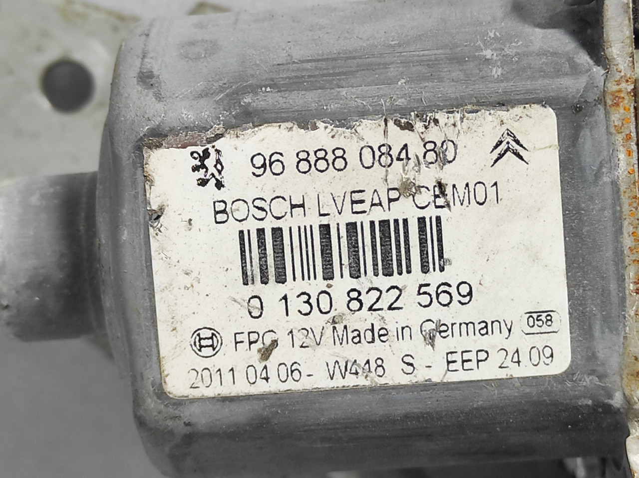 MOTORIC PODIZACA STAKLA PEUGEOT 508 > 11-14 9688808480