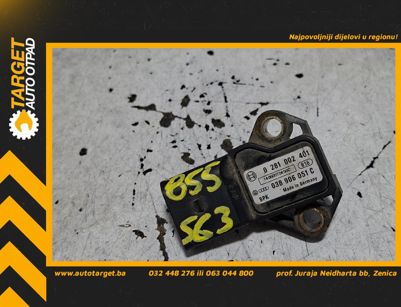 DIJELOVI MAP SENZOR AUDI Q7 (4L) > 09-15 038906051C