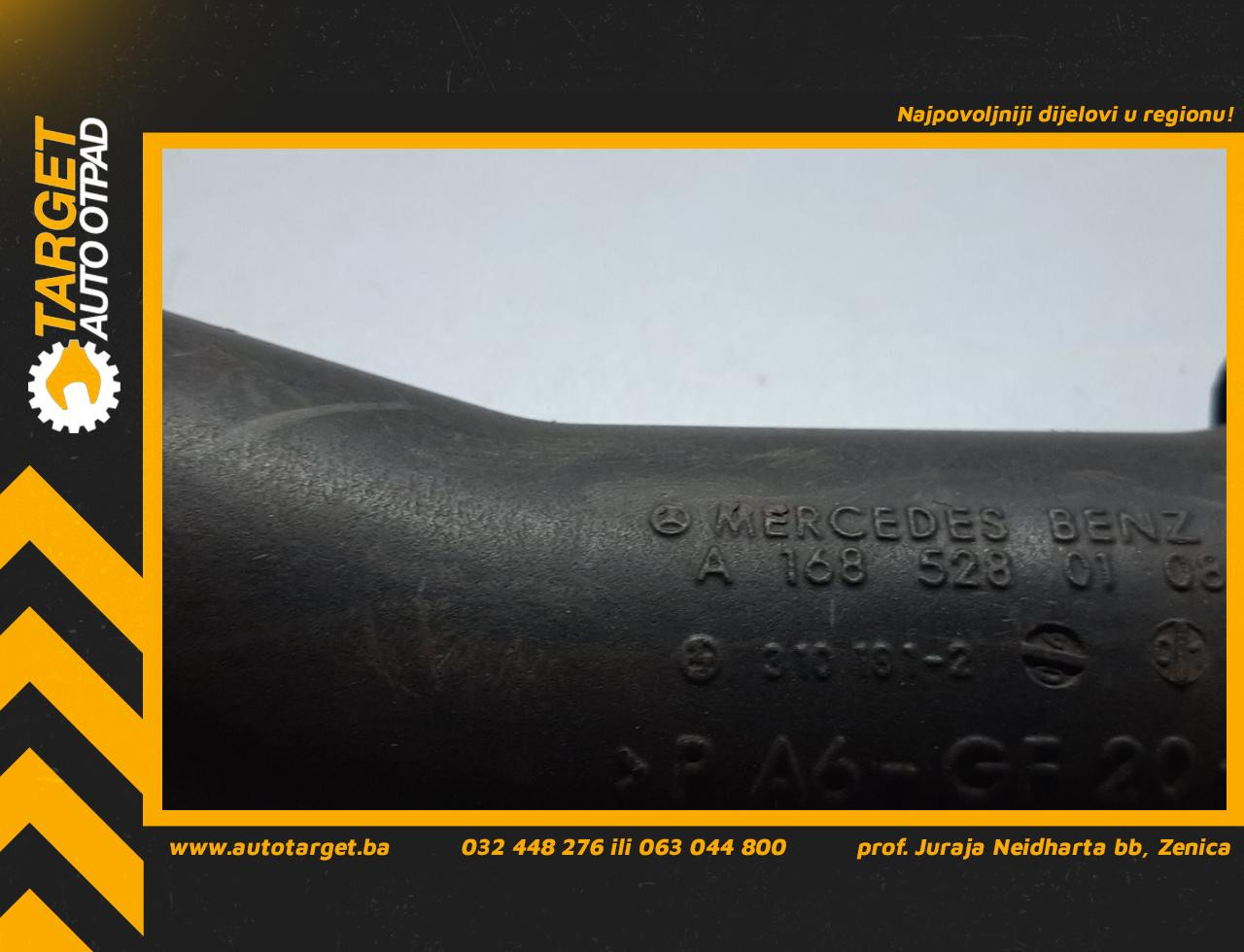 DIJELOVI CRIJEVO MERCEDES A KLASA (W168) > 02-04 A1685280108