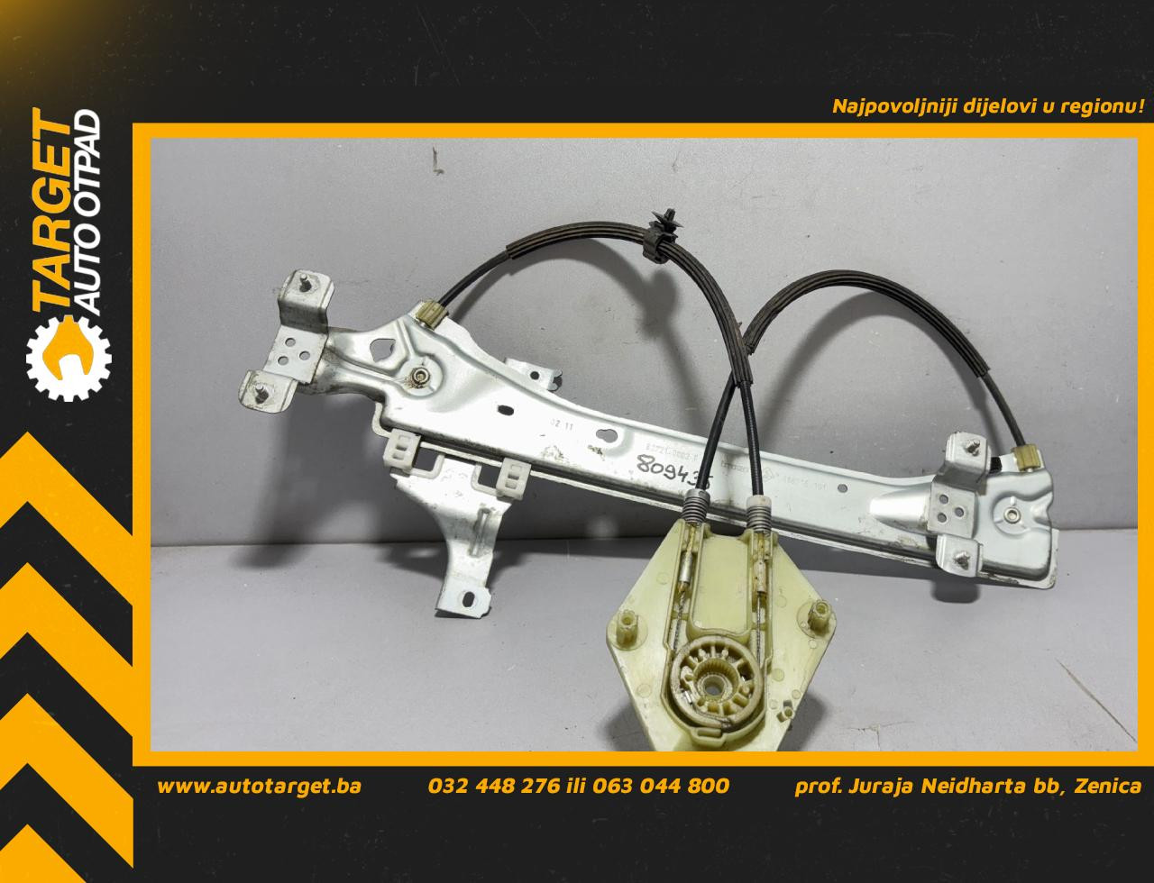 ELEKTRO PODIZAC STAKLA RENAULT MEGANE > 08-12 827210003R