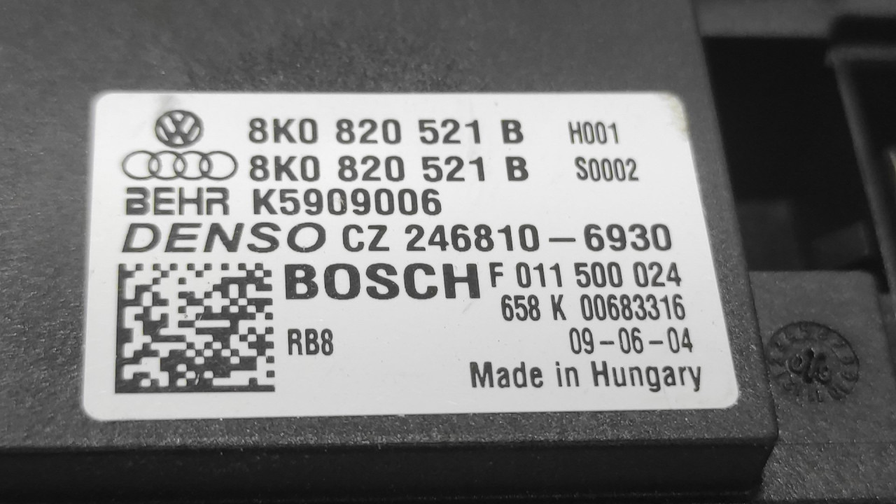 ELEKTRONIKA REOSTAT AUDI A4 (B8) > 07-11 8K0820521B