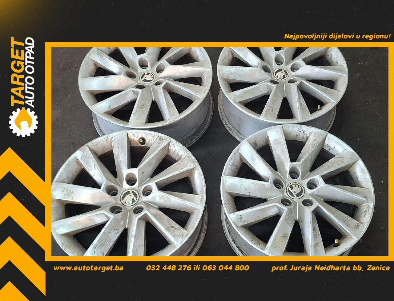 DIJELOVI FELGE SKODA SUPERB > 15-19 1.6