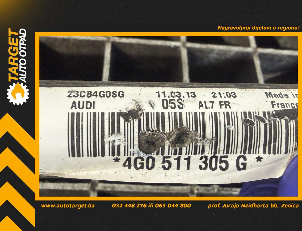 DIJELOVI BALANS STANGA AUDI A6 4G > 11-14 4G0511305G