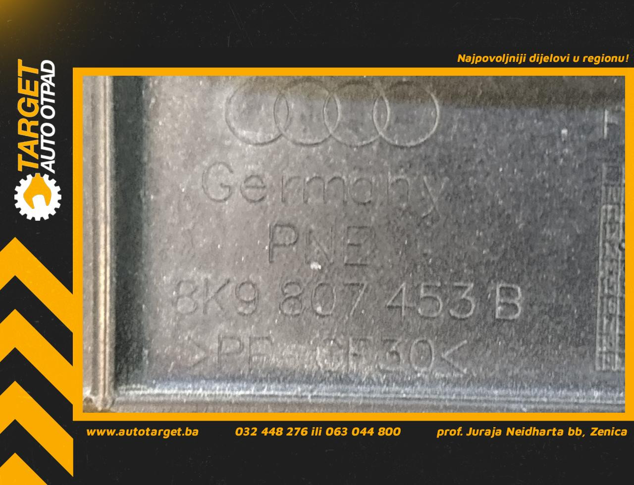 NOSAC ZADNJEG BRANIKA AUDI A4 (B8) > 12-15 8K9807453B