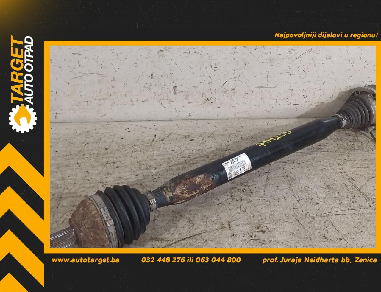 DIJELOVI POLUOSOVINA VW POLO > 09-14 1.2 6R0407762K