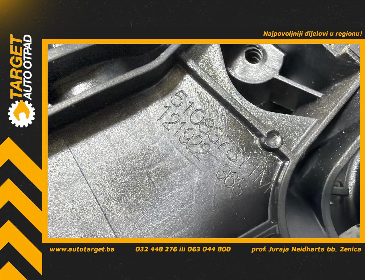 DIJELOVI RUCKA VRATA VW TIGUAN > 20- 1.5 510837811M