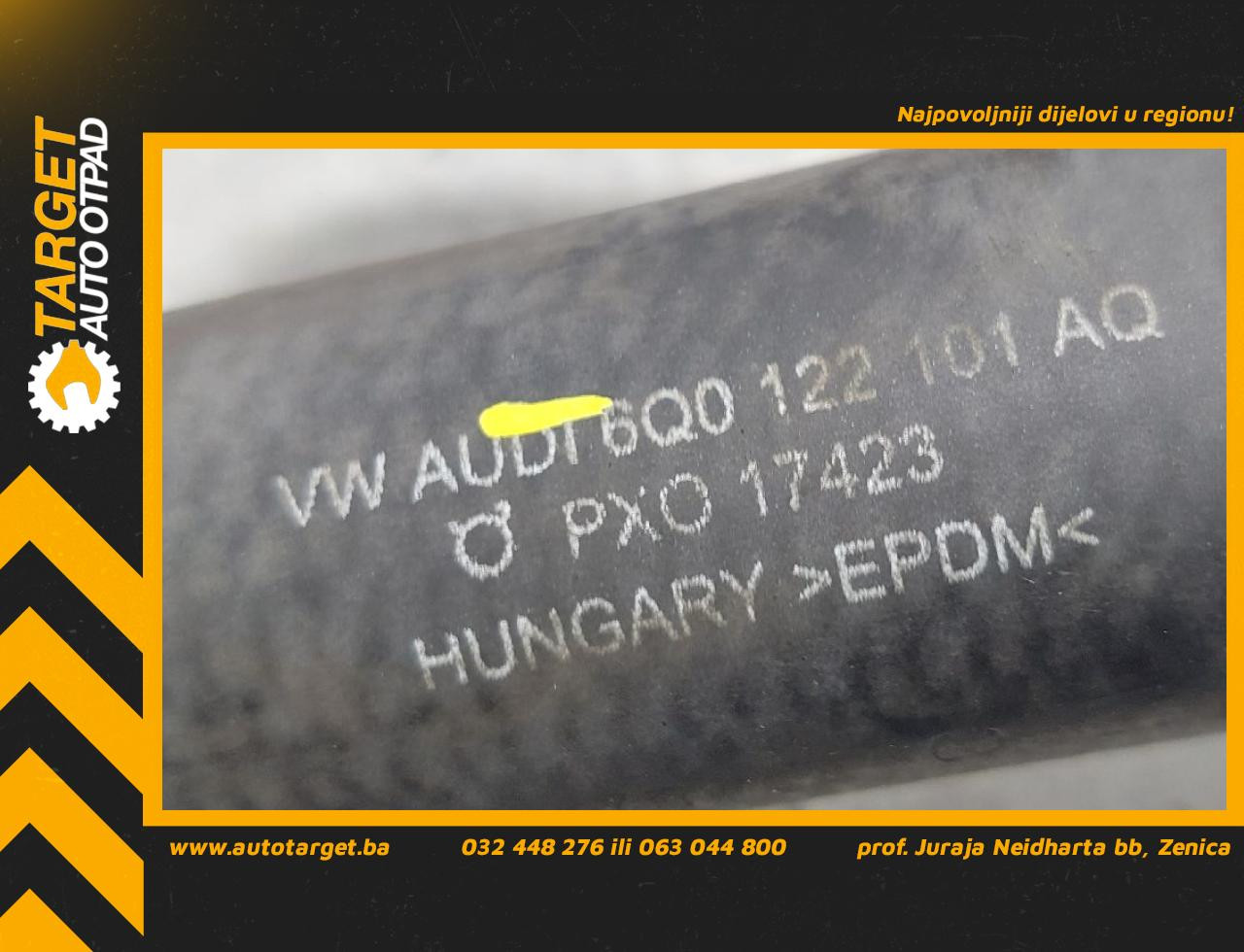 DIJELOVI CRIJEVO VW POLO > 05-09 1.4 6Q0122101AQ