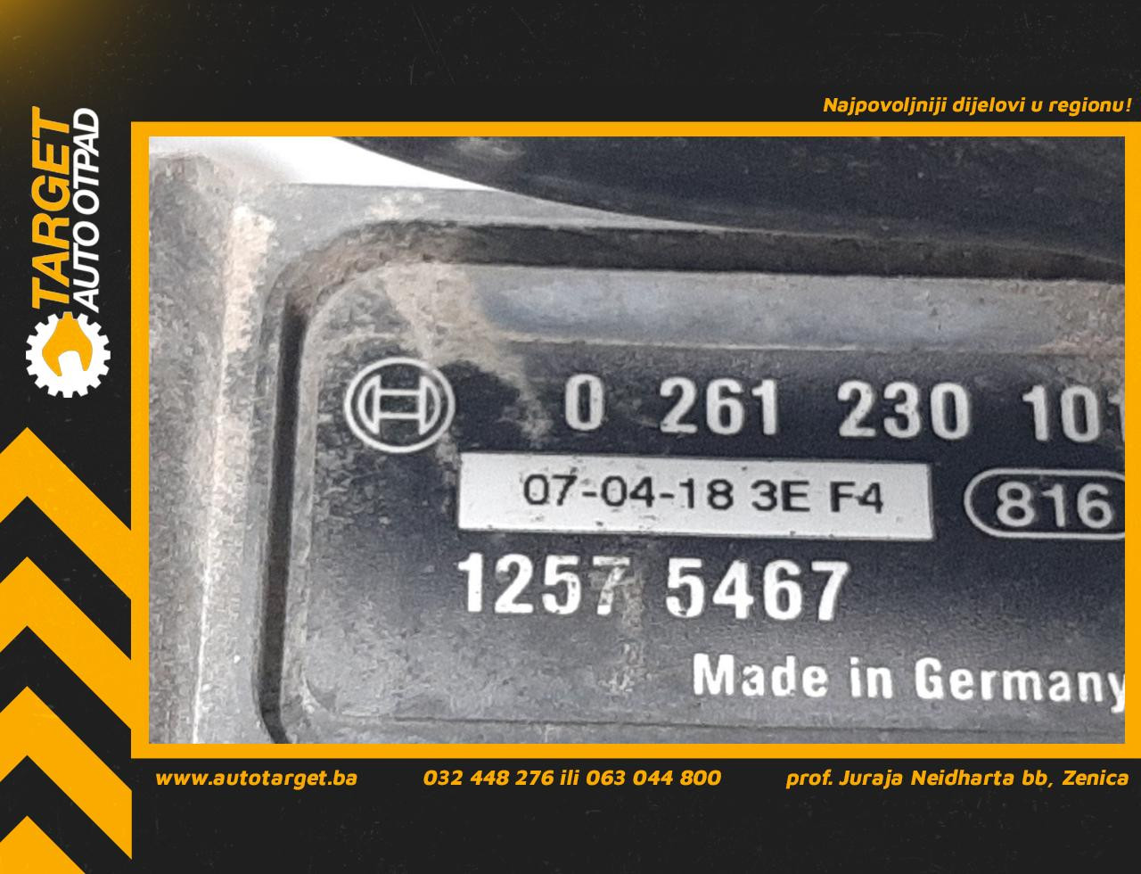 DIJELOVI MAP SENZOR OPEL CORSA D > 06-11 1.2 0261230101