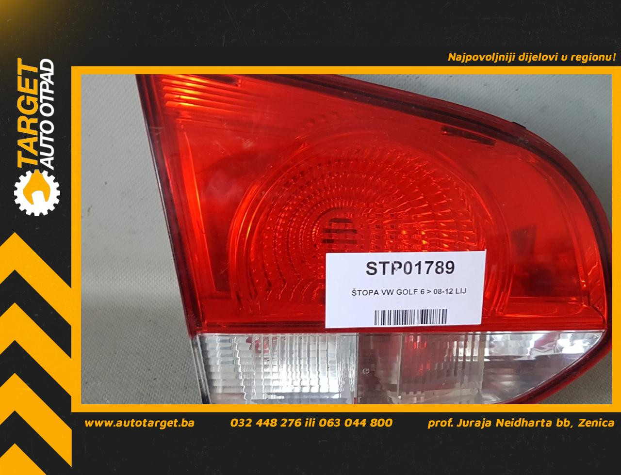 STOP SVJETLO VW GOLF 6 > 08-12 VW038015 89089808