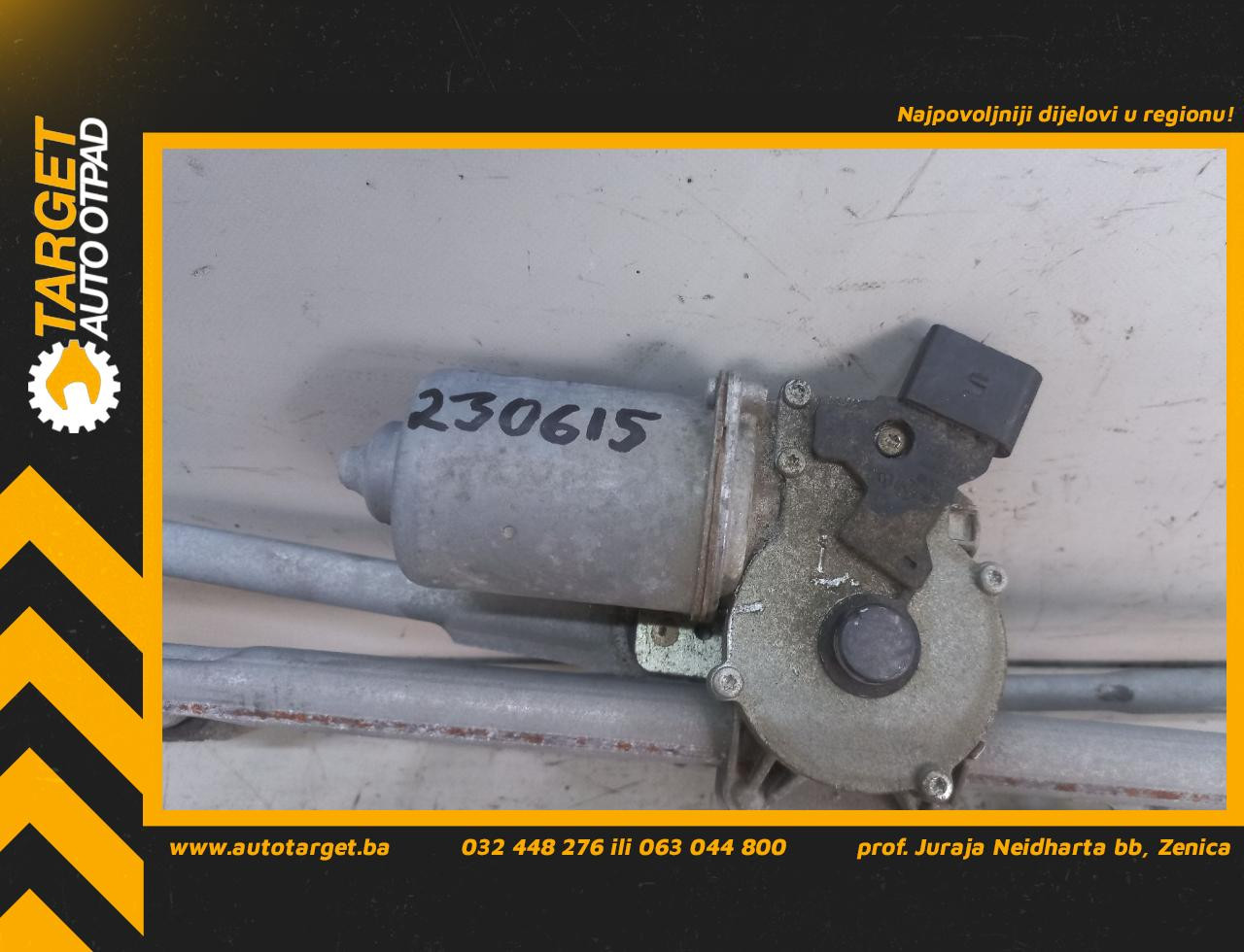 MOTORIC PREDNJEG BRISACA OPEL ZAFIRA B > 05-07 404976