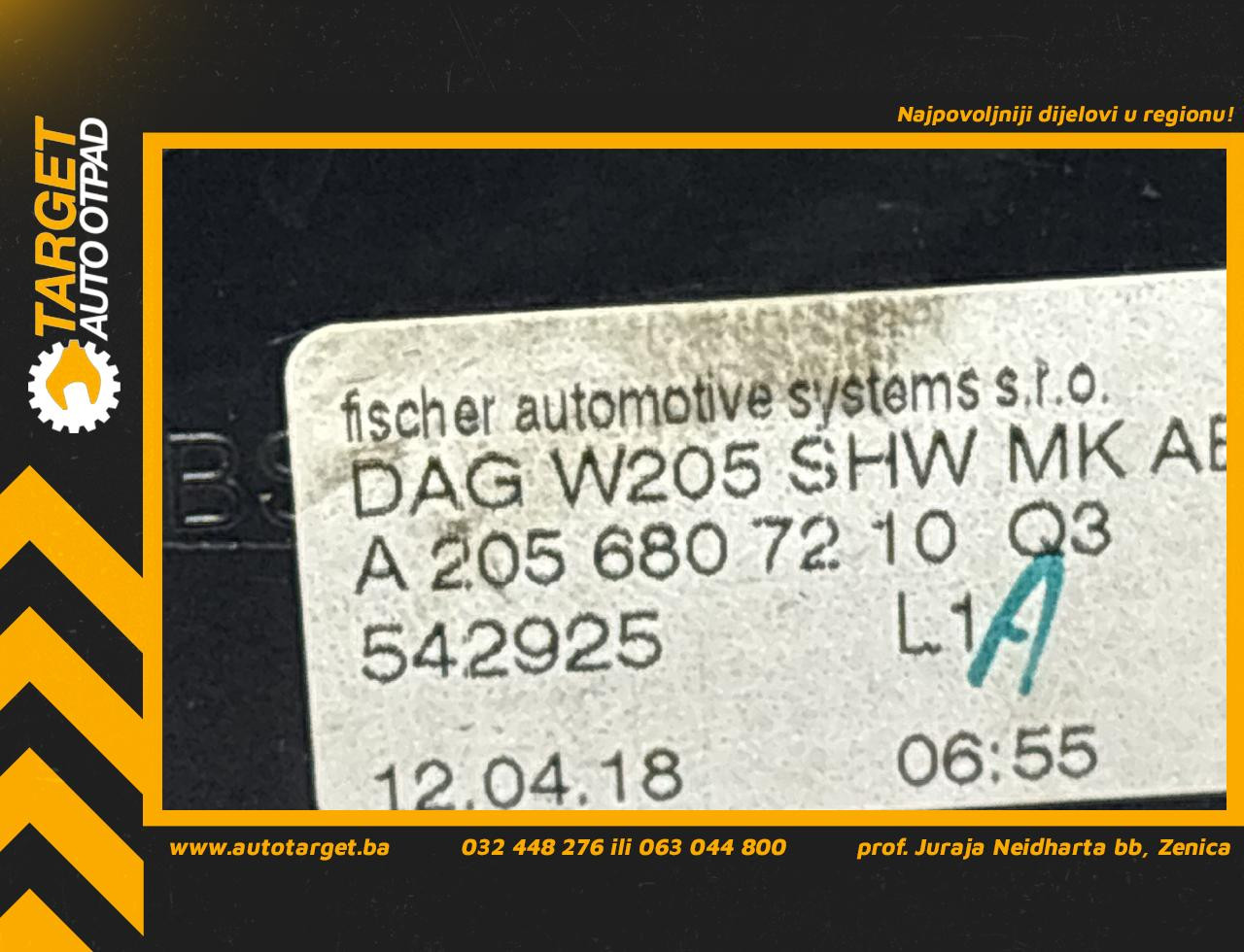 DIJELOVI PEPELJARA MERCEDES GLC (X253) > 16-22 2.2 A2056807210