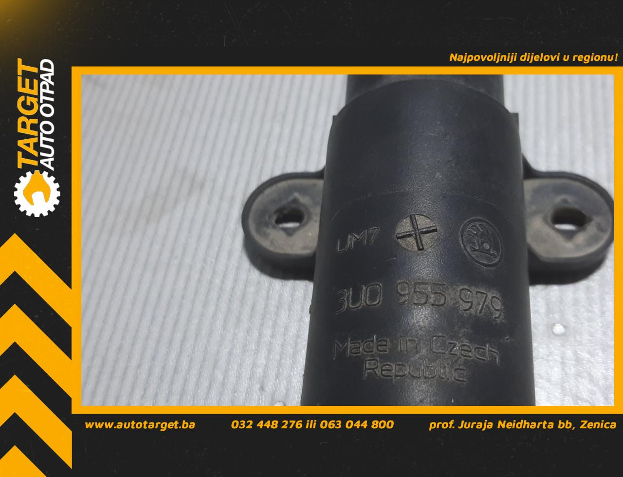 DIJELOVI PRSKALICA ZA FAROVE SKODA SUPERB > 08-13 3T0955104