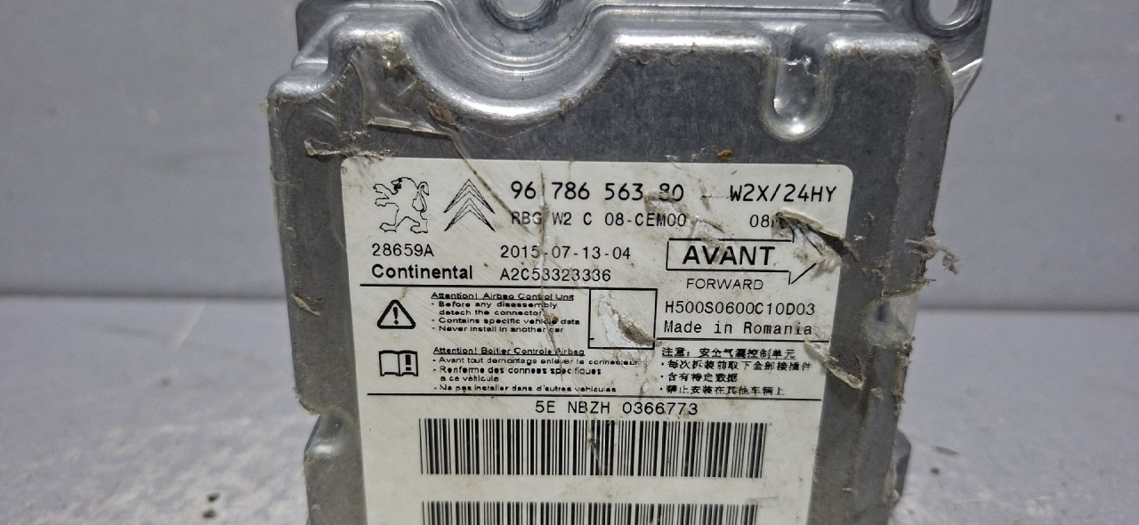 DIJELOVI ELEKTRONIKA AIRBAGA PEUGEOT 508 > 14-18 2.0 9678656380