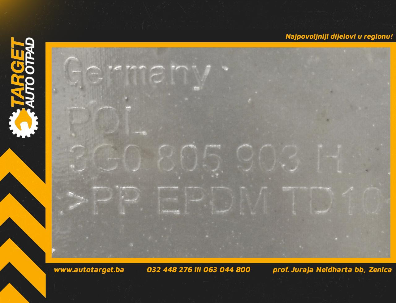 DIJELOVI SPOJLER VW PASSAT B8 > 14-19 3G0805903H