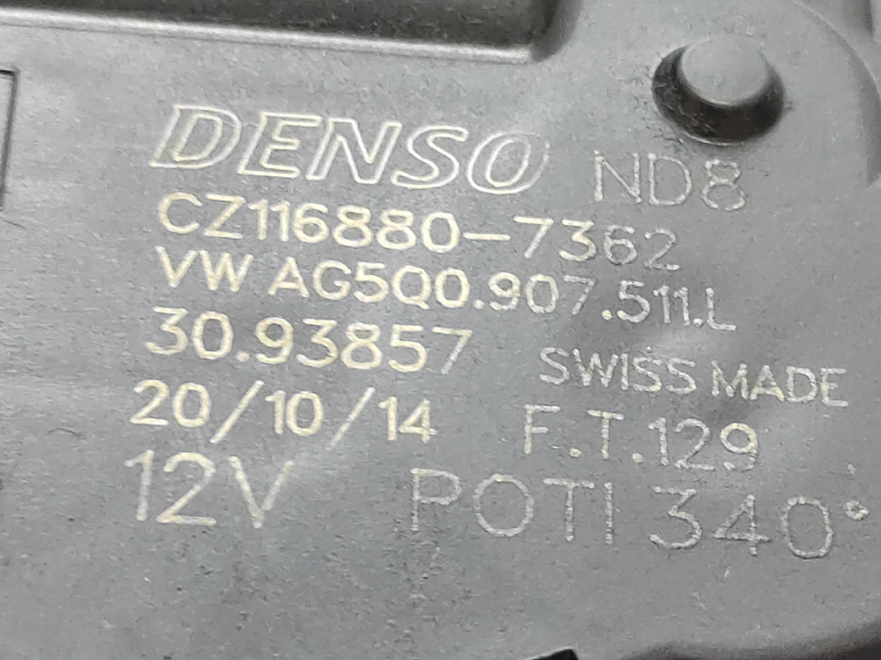 DIJELOVI MOTORIC KLAPNE VW PASSAT B7 > 10-14 2.0 5Q0907511L