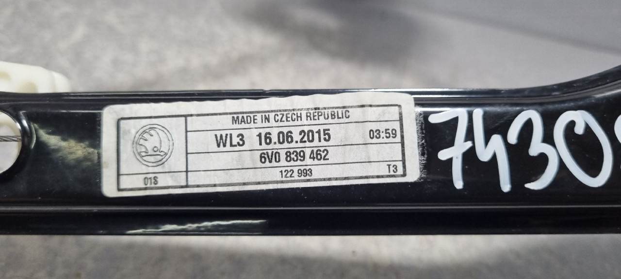 DIJELOVI ELEKTRO PODIZAC STAKLA SKODA FABIA > 14- 6V0839462