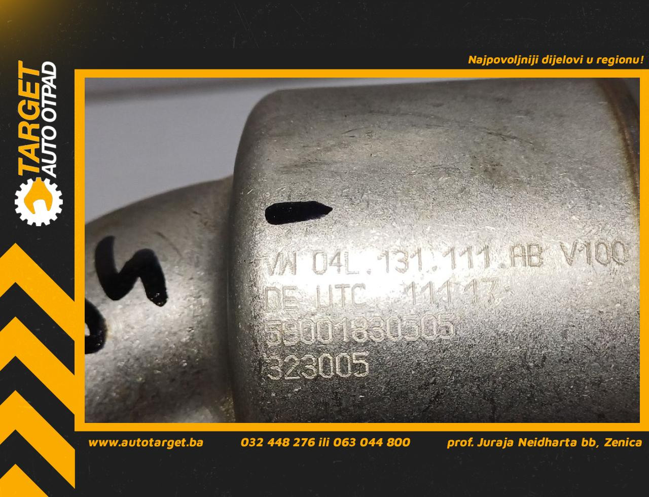 DIJELOVI CRIJEVO TURBINE AUDI A6 4G > 14-18 2.0 04L131111AB
