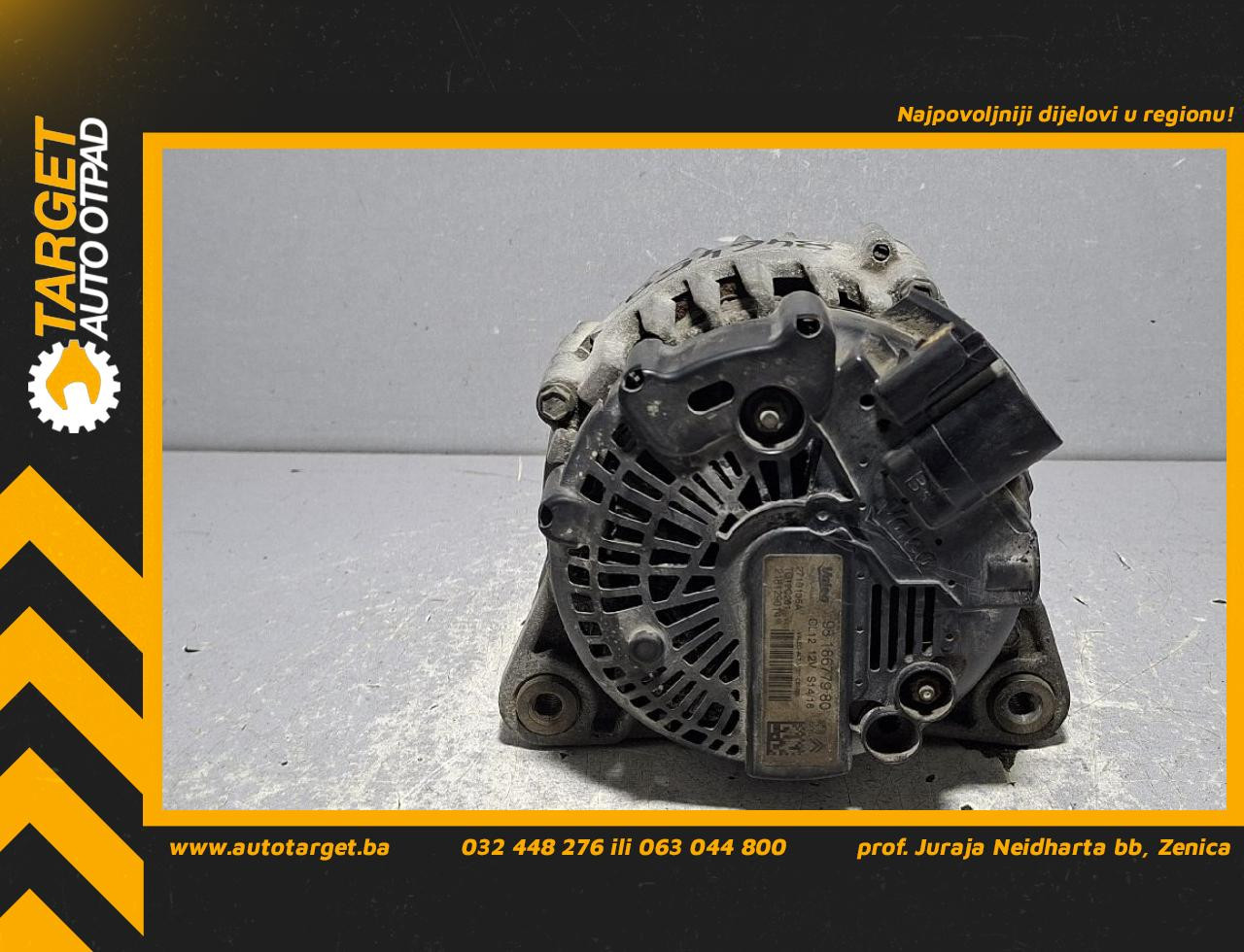 DIJELOVI ALTERNATOR CITROEN C3 > 16-20 1.2 9818677980