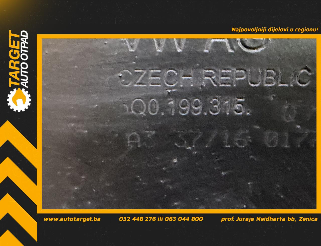 DIJELOVI TRAP/MOST SKODA OCTAVIA > 13-16 1.6 5Q0199315Q