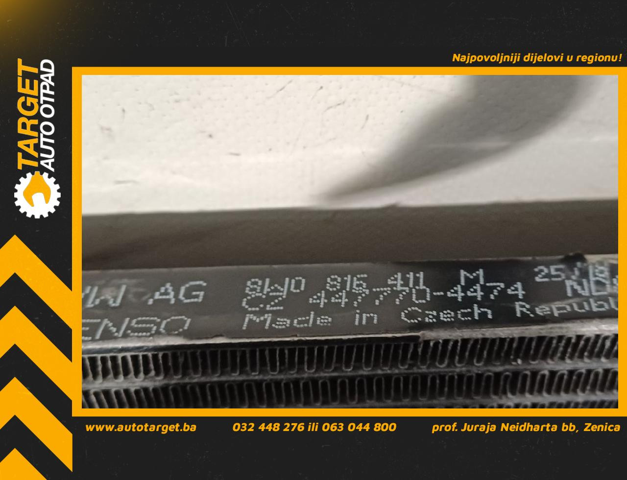 DIJELOVI HLADNJAK KLIME AUDI A6 4K > 18- 3.0 8W0816411M