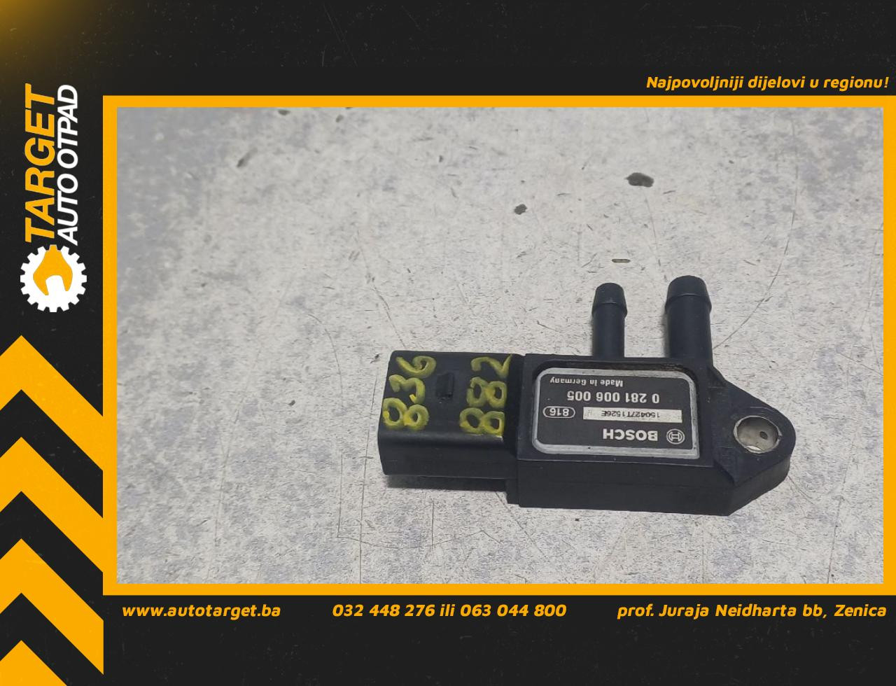 DIJELOVI SENZOR PRITISKA AUDI A4 (B8) > 07-11 2.0 0281006005
