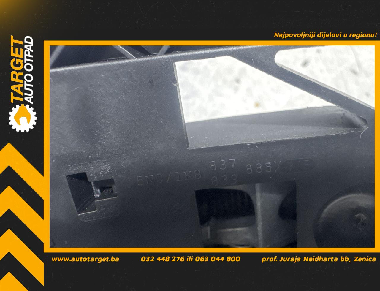 DIJELOVI RUCKA VRATA VW TIGUAN > 07-11 2.0 1K8837885