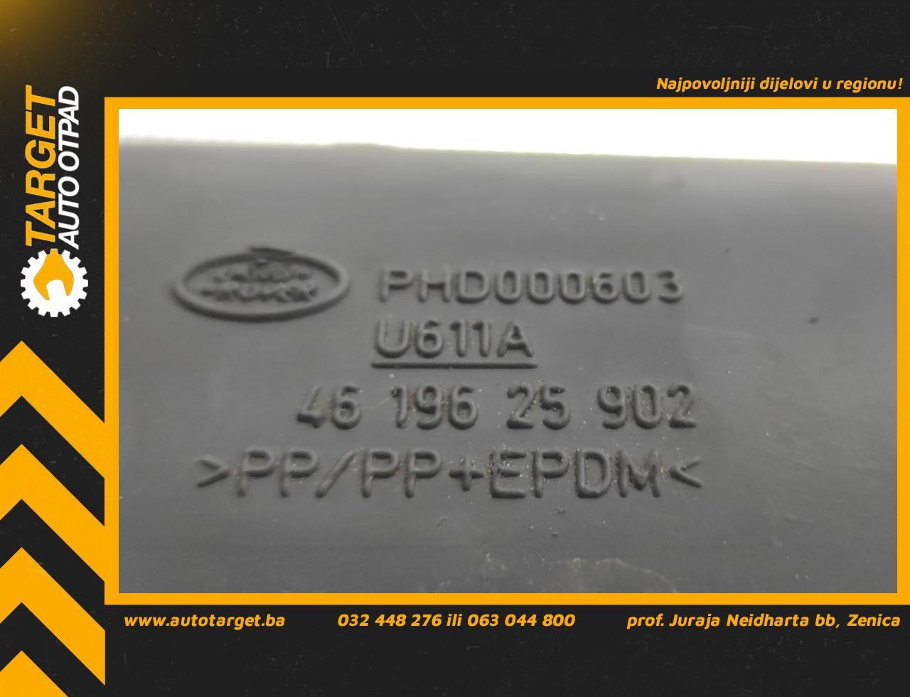 DIJELOVI CRIJEVO LAND ROVER DISCOVERY > 04-09 4619625902