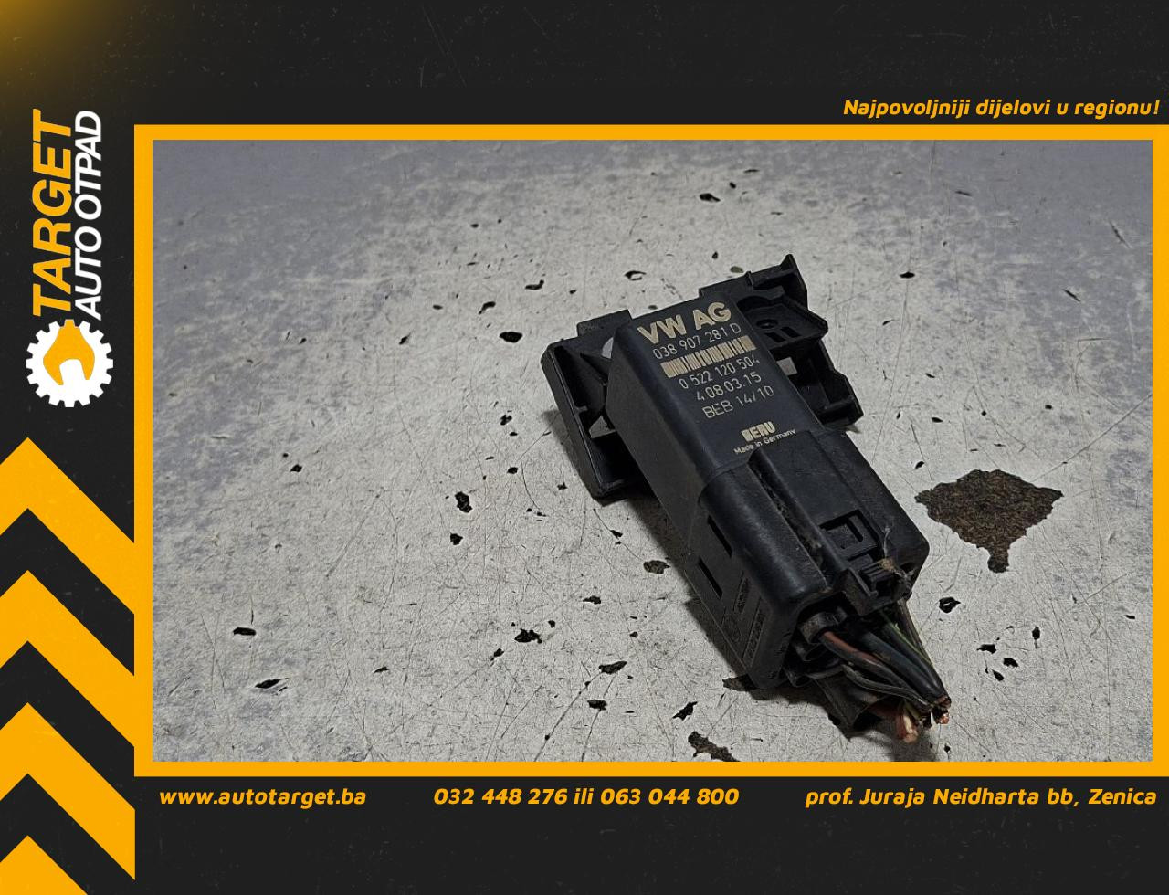 DIJELOVI ELEKTRONIKA RELEJ AUDI Q3 > 11-15 038907281D