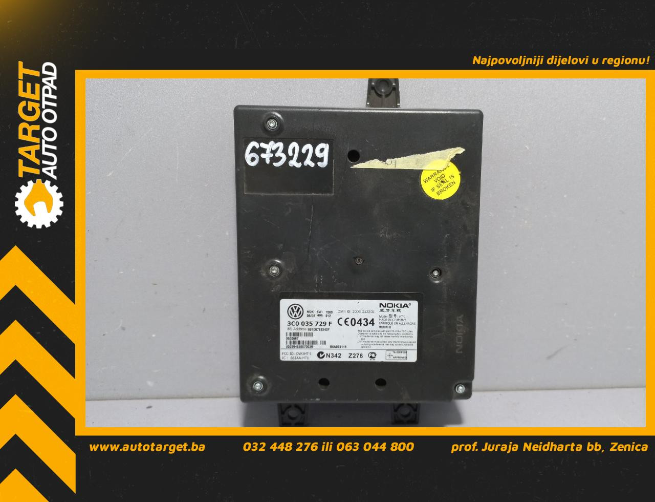 ELEKTRONIKA MODUL VW PASSAT B6 > 05-10 3C0035729F