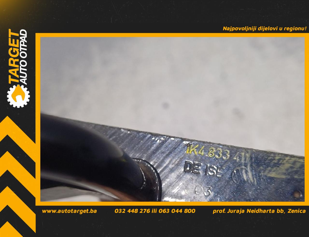 DIJELOVI BAGLAMA VW GOLF 6 > 08-12 1.6 1K4833411