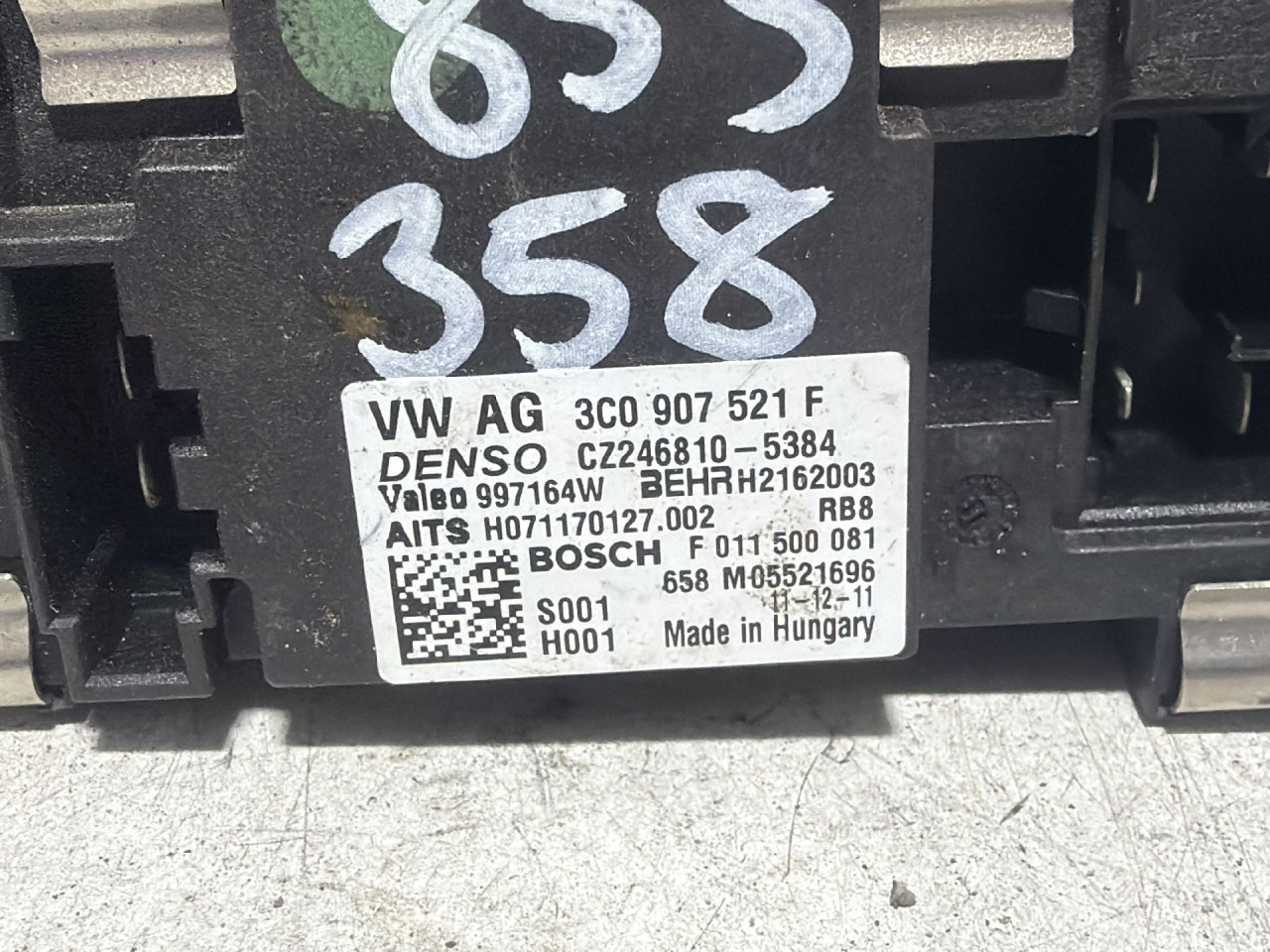 DIJELOVI ELEKTRONIKA REOSTAT VW TIGUAN > 11-15 3C0907521F