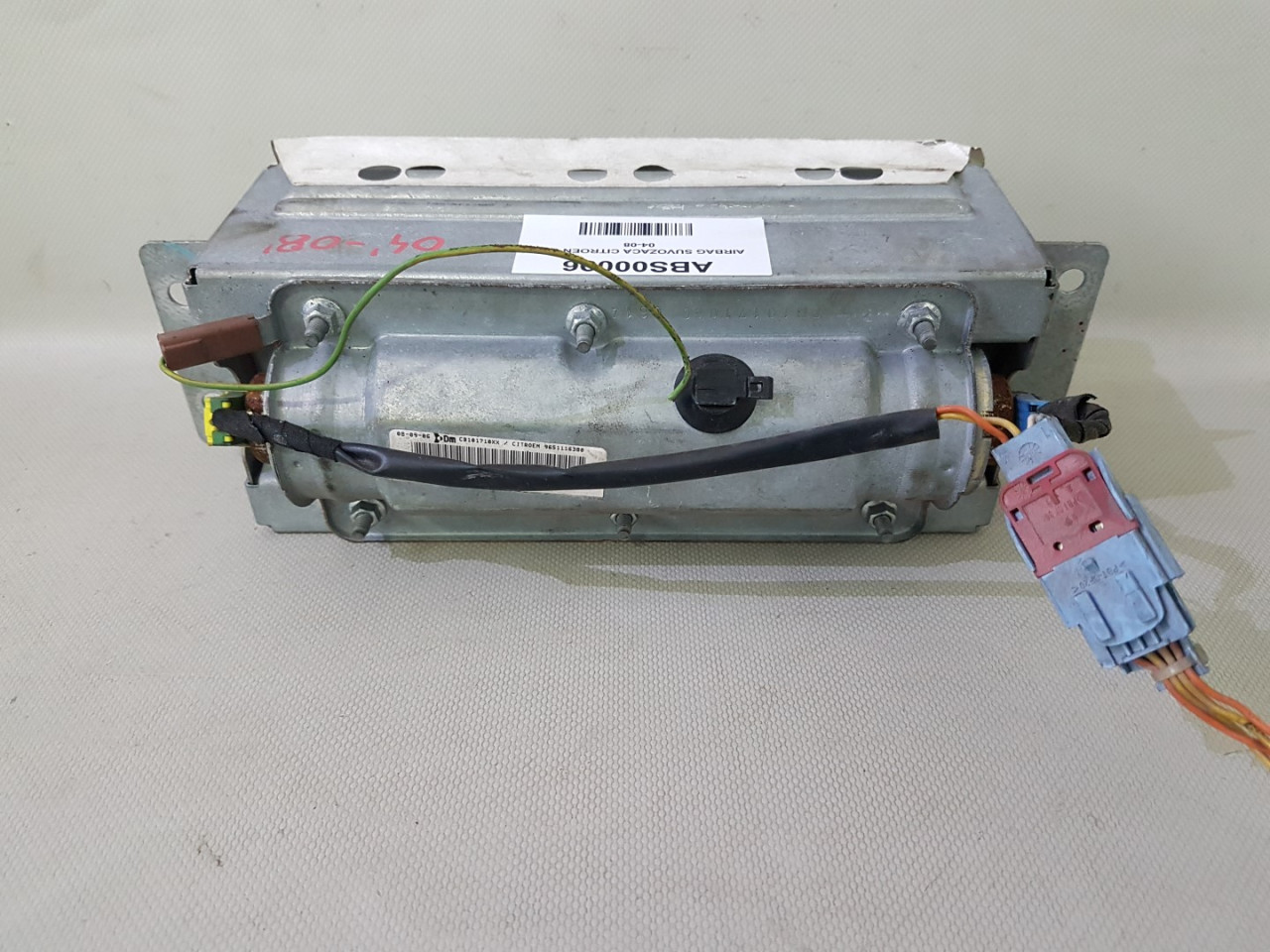 AIRBAG SUVOZACA CITROEN C5 > 04-07 9651116380 CB101710X