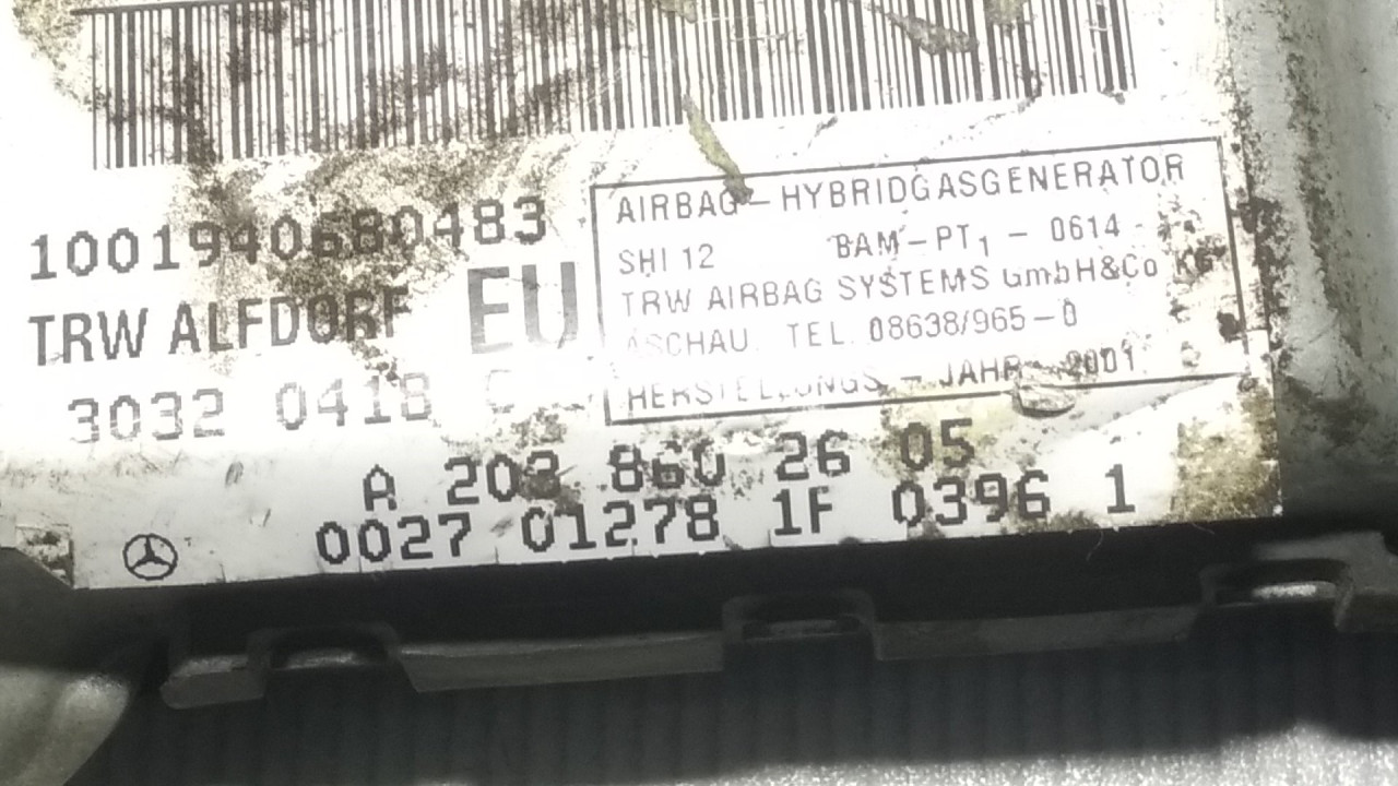 AIRBAG SJEDISTA MERCEDES C KLASA (W203) > 00-04 A203860