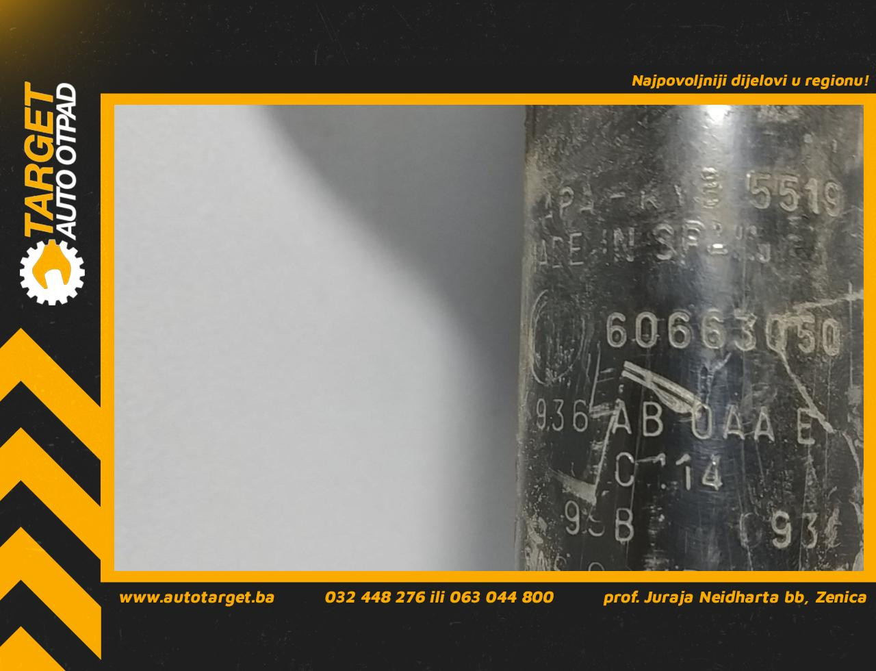 DIJELOVI AMORTIZER ALFA ROMEO 166 > 98-03 60663050