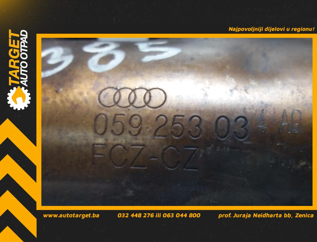 DIJELOVI IZDUVNA GRANA AUDI A8 (4H) > 10-14 059253034AQ