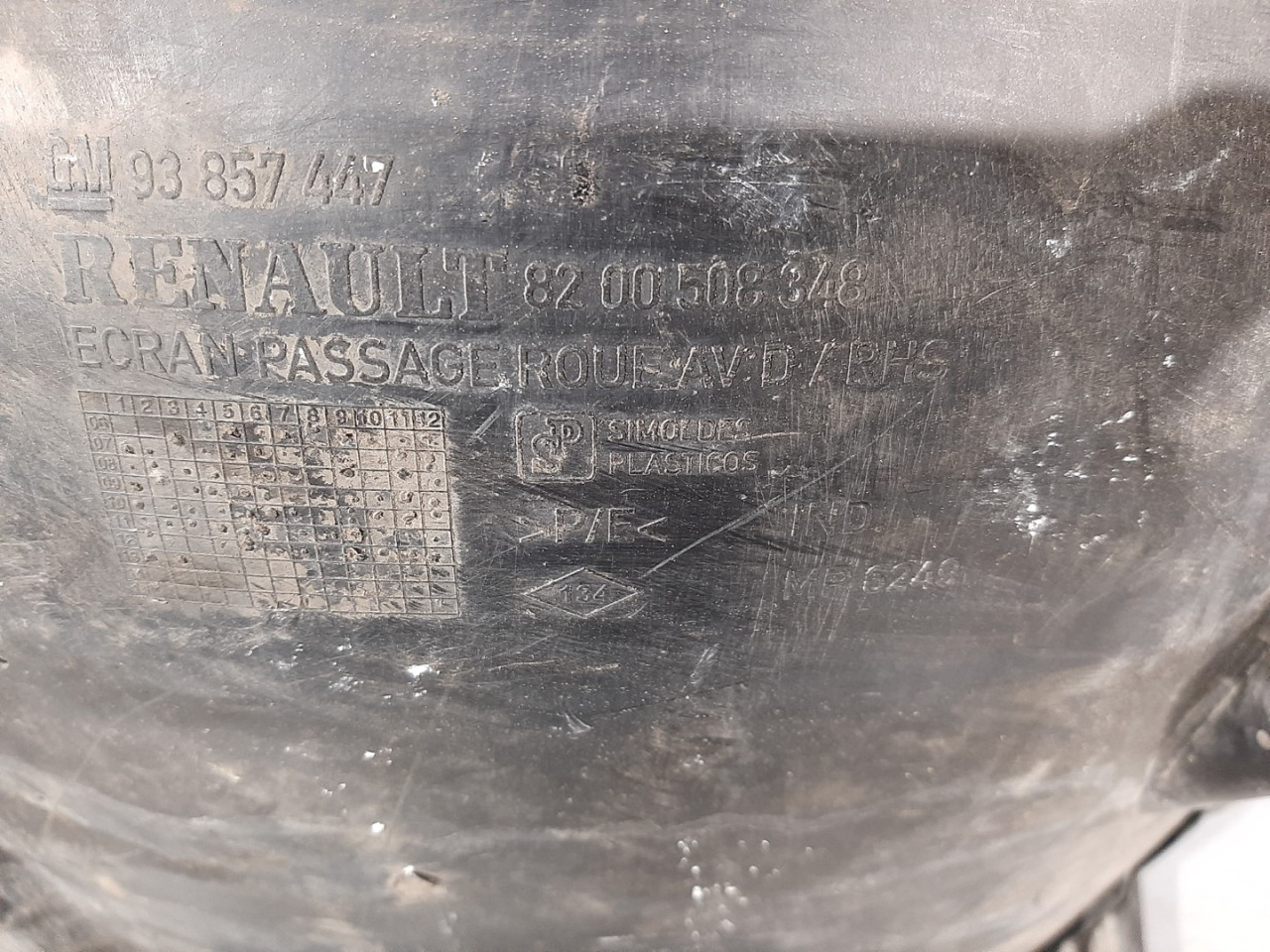 UNUTRASNJI BLATOBRAN RENAULT TRAFIC > 07-14 8200508348