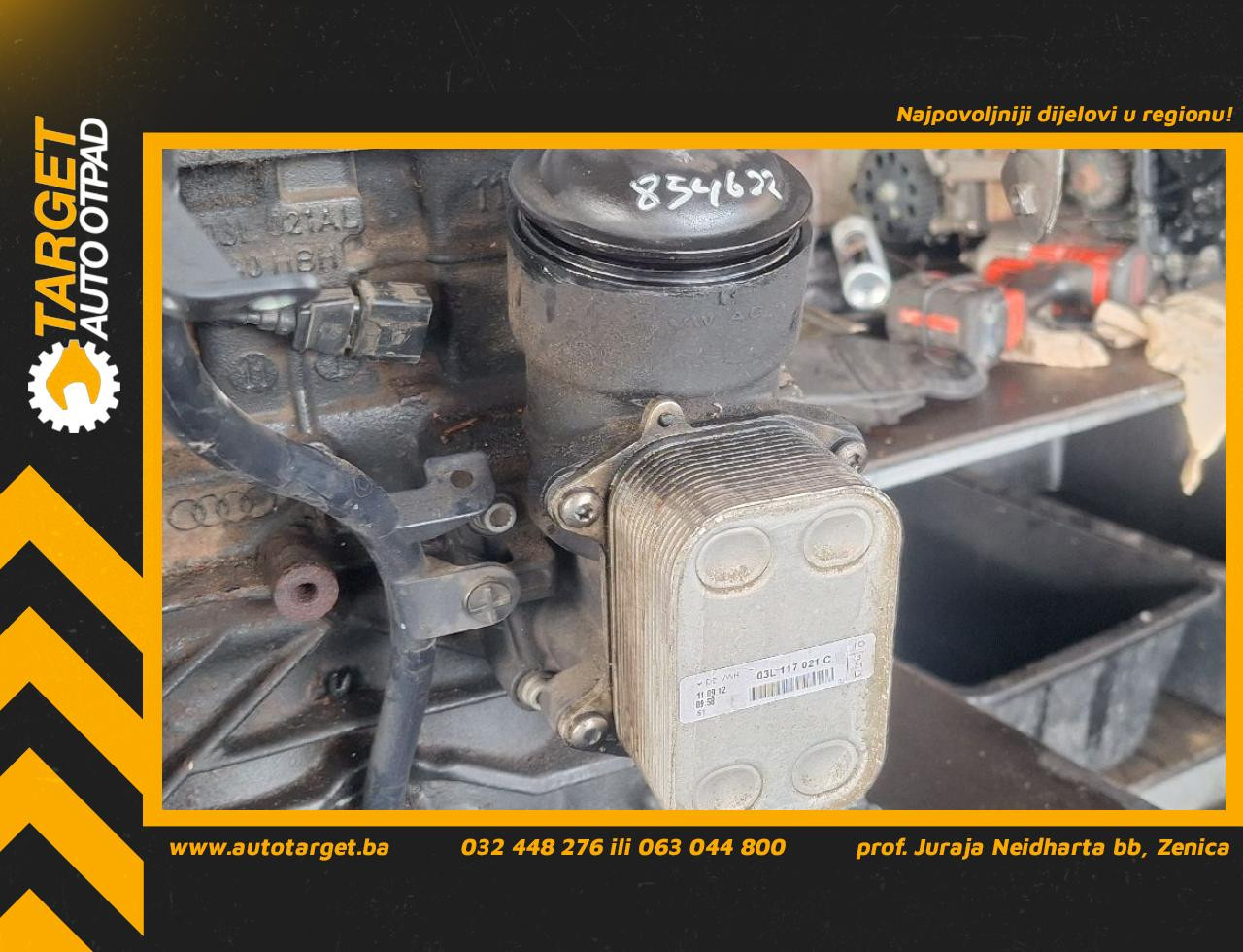 DIJELOVI KUCISTE FILTERA ULJA VW GOLF 6 > 08-12