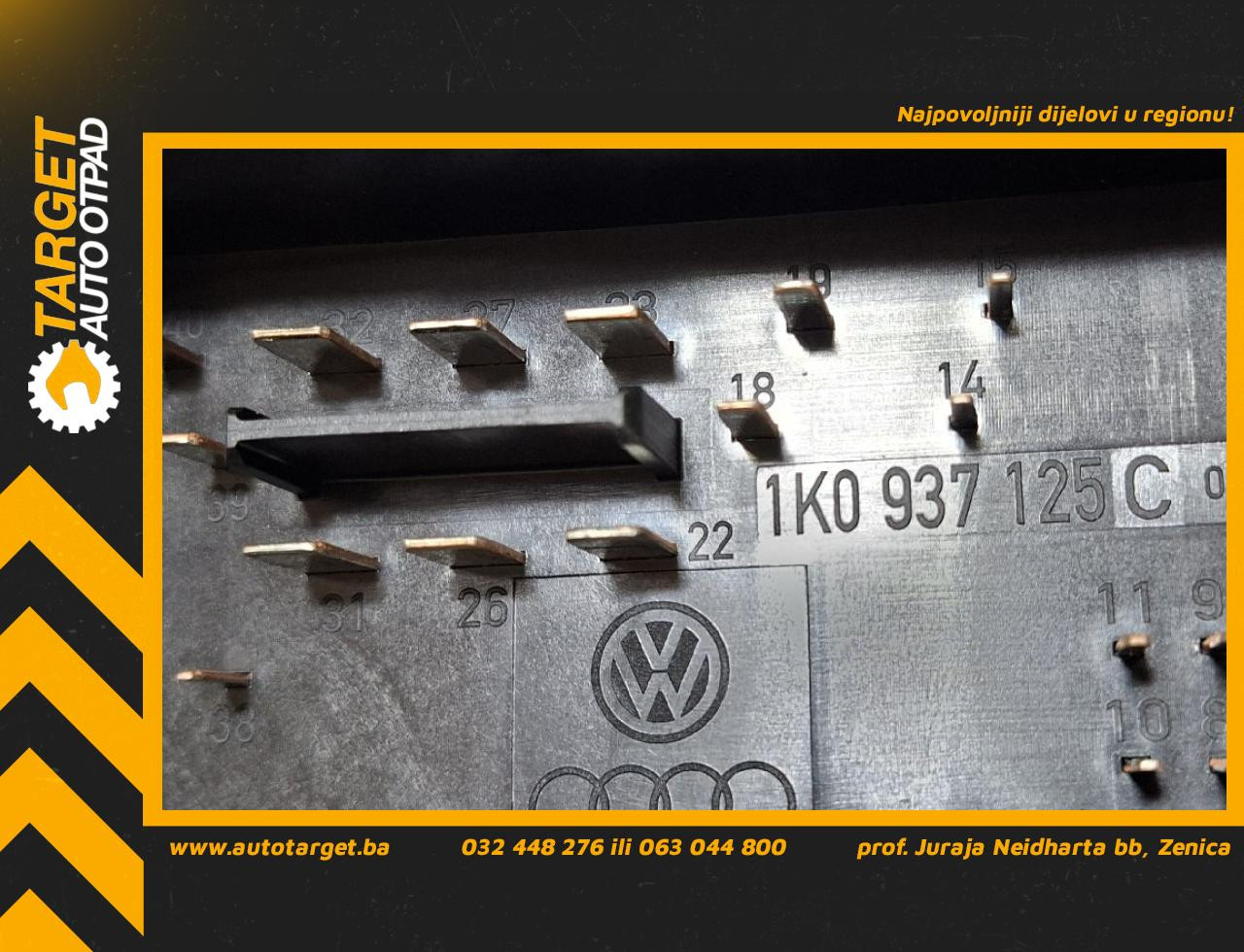 ELEKTRONIKA KUTIJA OSIGURACA VW GOLF 6 > 08-12 1K0937125C