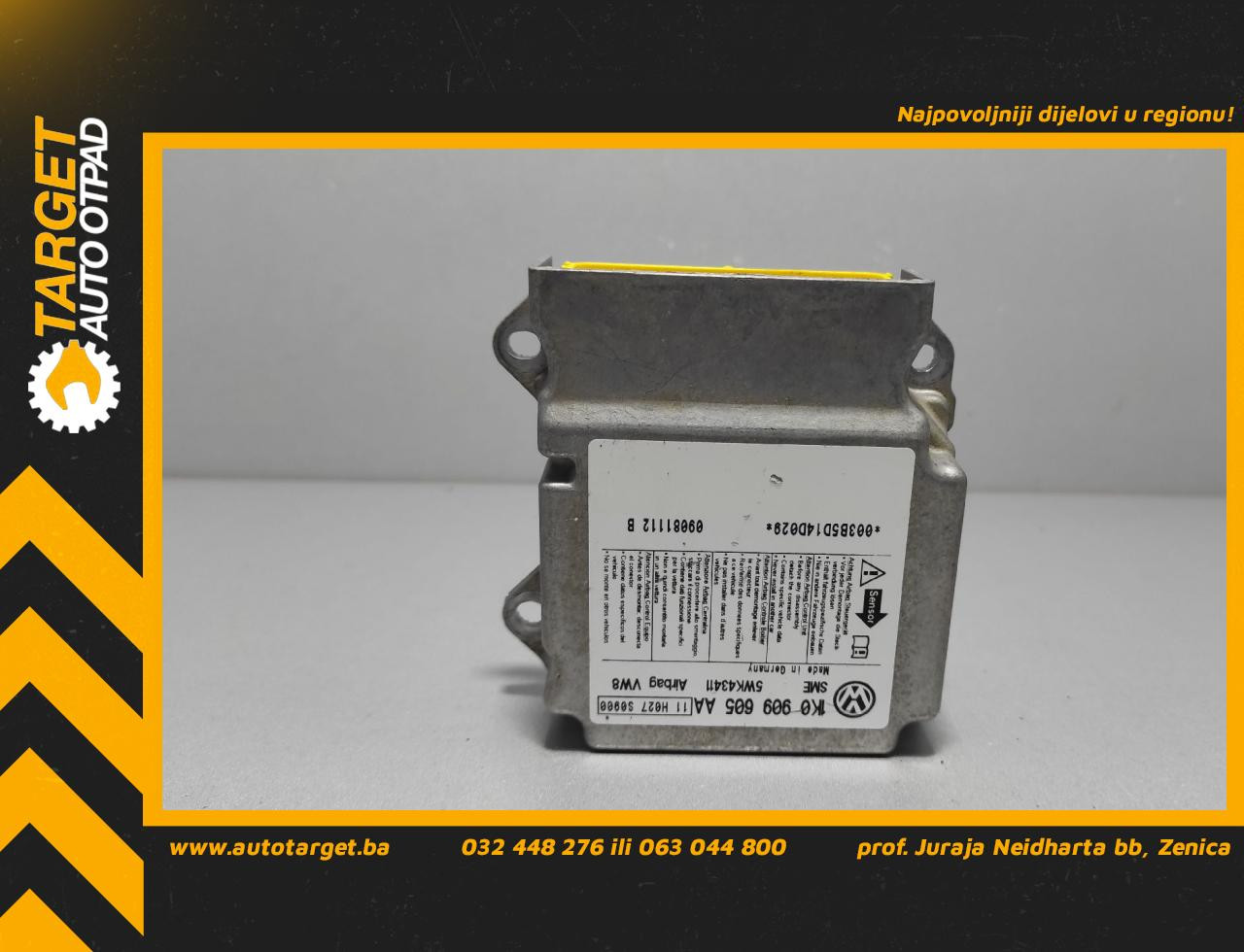 ELEKTRONIKA AIRBAGA SKODA OCTAVIA > 04-08 1K0909605AA