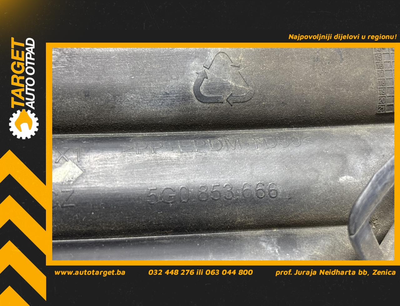 DIJELOVI RESETKA BRANIKA VW GOLF 7 > 12-16 1.6 5G0853666