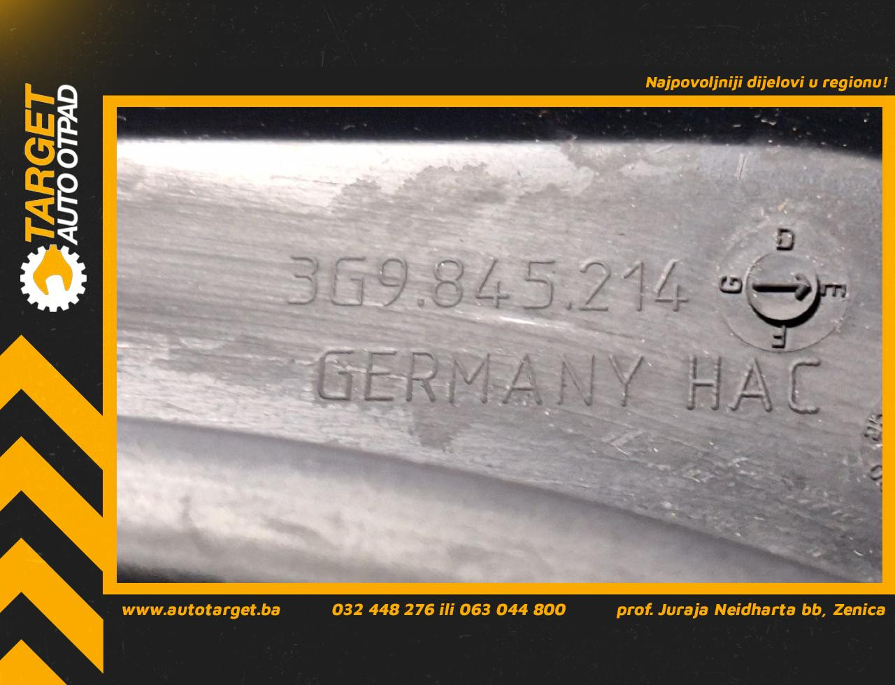 DIJELOVI STAKLO VW PASSAT B8 > 14-19 2.0 3G9845214