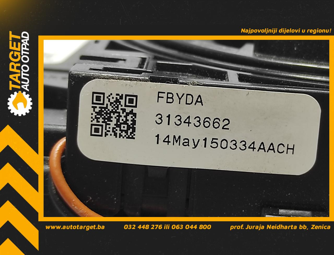 DIJELOVI SPULA VOLANA VOLVO S60/V60 > 14 - 19 2.0 31343662