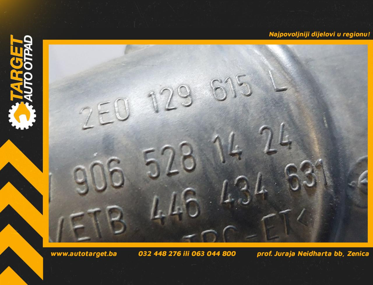 DIJELOVI CRIJEVO VW CRAFTER > 05-11 2E0129615L