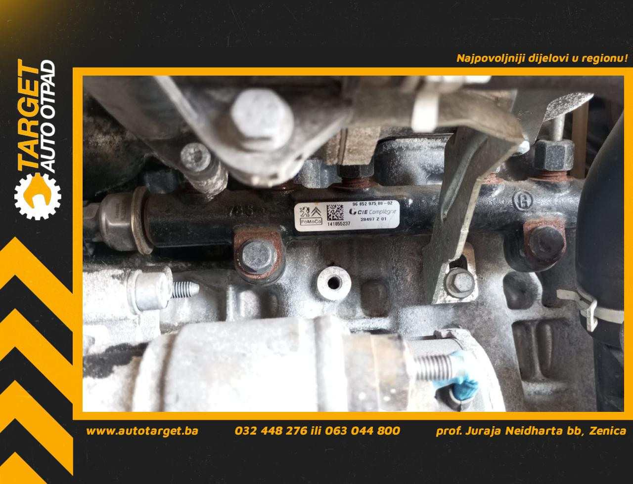 DIJELOVI RAMPA PEUGEOT 308 > 13-17 1.6 9685297580-02