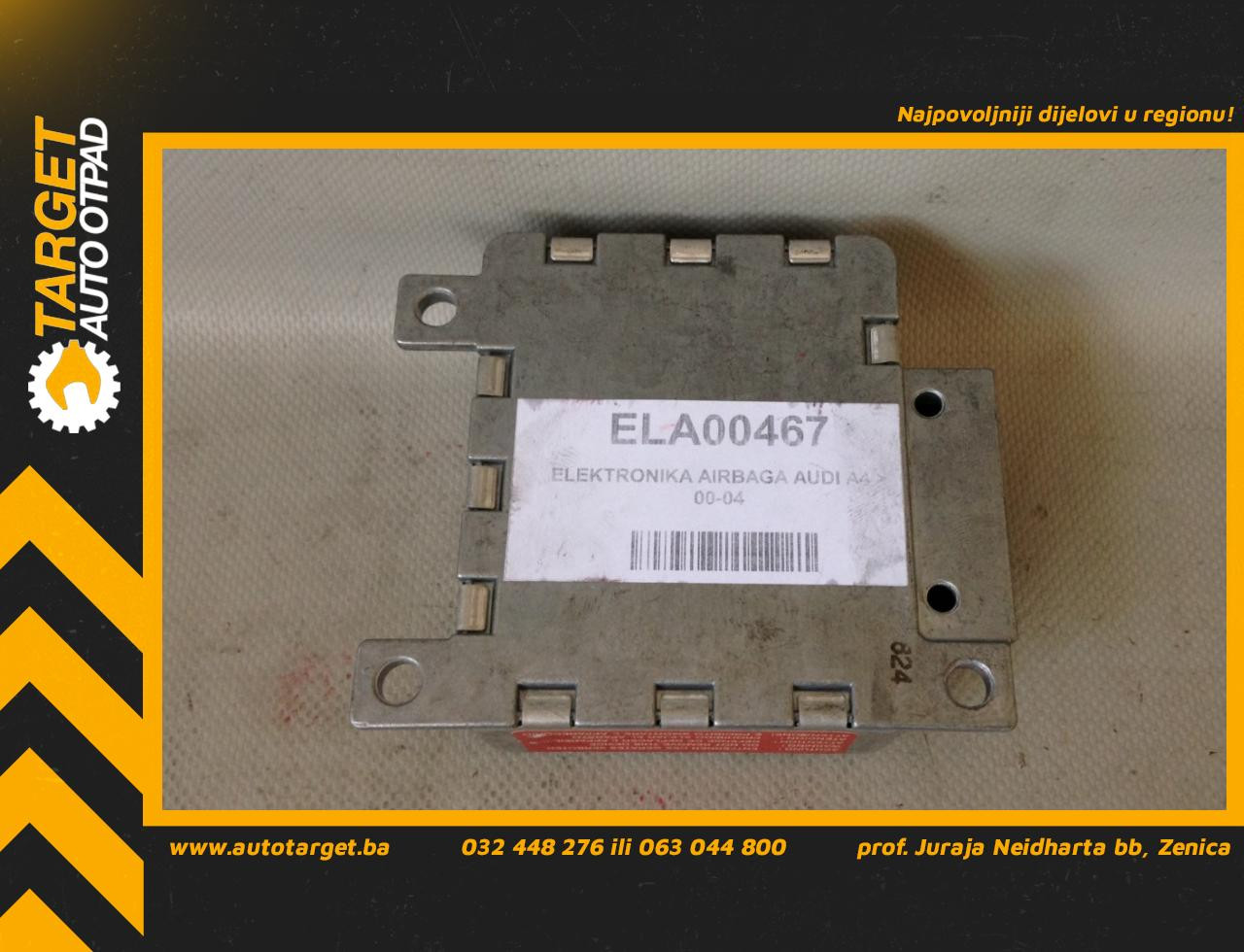 ELEKTRONIKA AIRBAGA AUDI A4 (B6) > 00-04 8A0959655B 0285001037