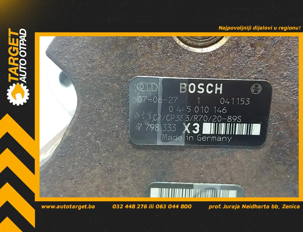DIJELOVI PUMPA GORIVA BMW X5 (E70) > 07-10 12628033