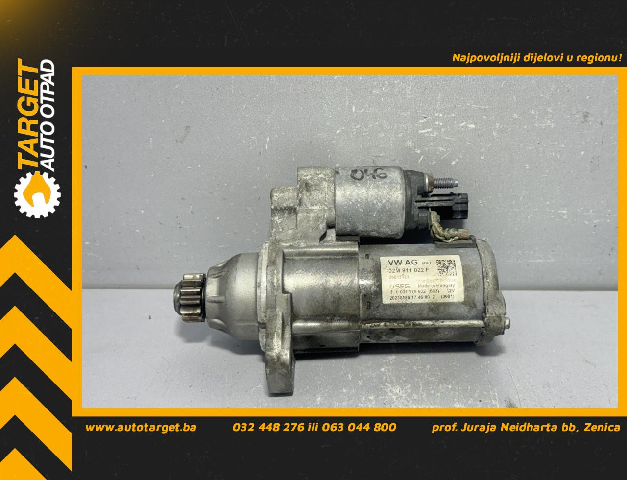 DIJELOVI ALNASER VW GOLF 8 > 19- 1.5 02M911022F