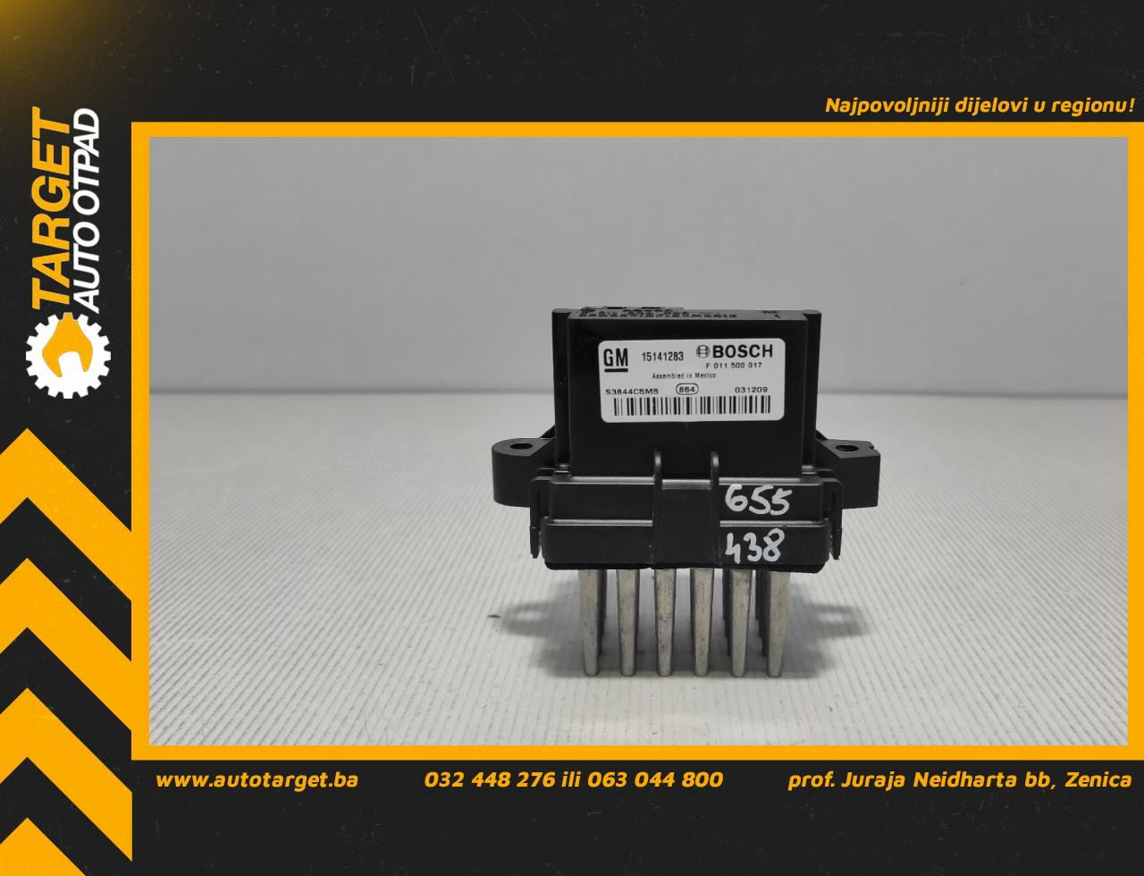 DIJELOVI ELEKTRONIKA REOSTAT OPEL INSIGNIA > 09-13 2.0 15141283