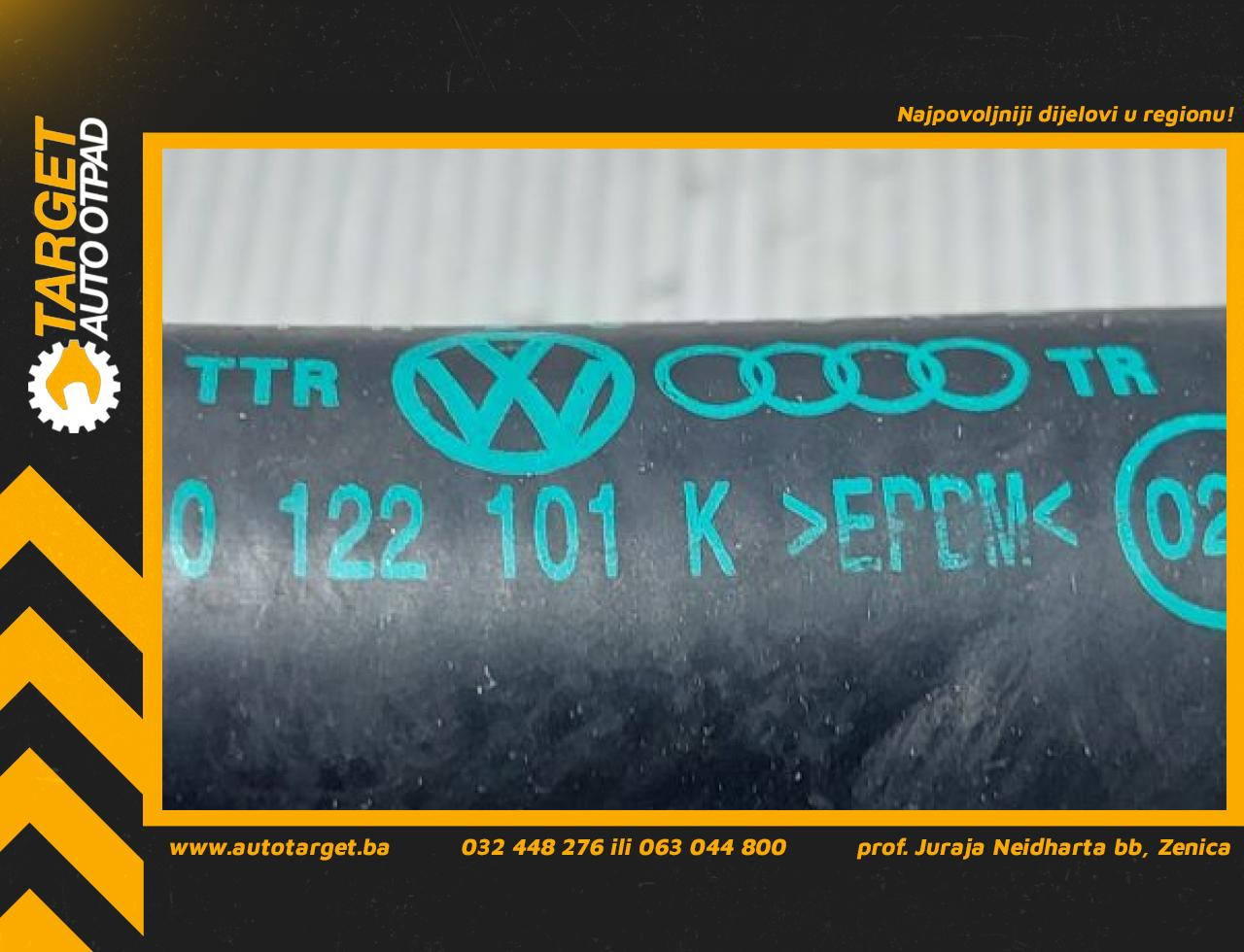DIJELOVI CRIJEVO SKODA FABIA > 07-10 6R0122101K