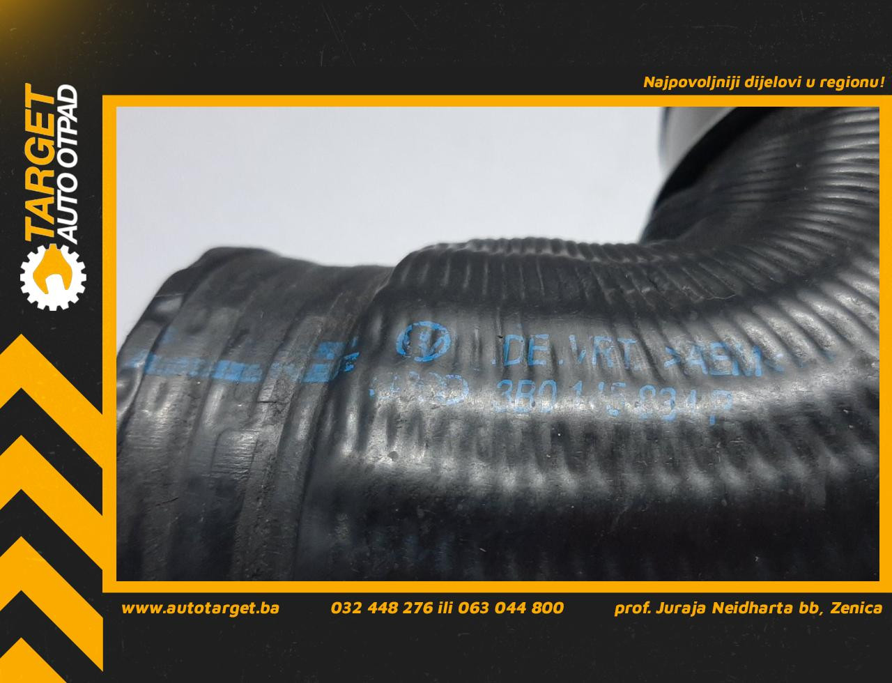 DIJELOVI CRIJEVO TURBINE AUDI A4 (B6) > 00-04 3B0145834P